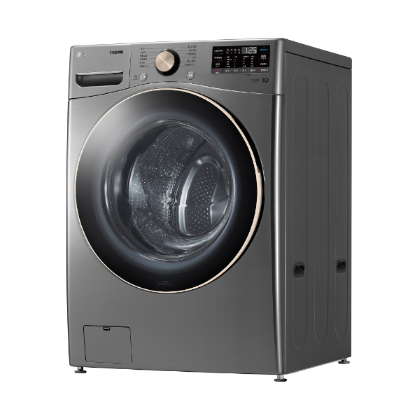 lg 트롬 드럼 세탁기 24KG F24VDLP 인공지능 dd 설명 중