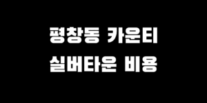 평창 실버타운 가격 카운티 입주 보증금 자격 총비용 얼마?