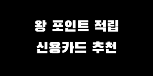 포인트 대란! 적립률 최상위 체크 신용카드 TOP 5 완전 분석