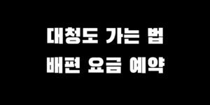 대청도 가는 법 배편 시간 가격 예약 차량 선적 출발 준비하기