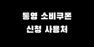 통영 민생회복 소비쿠폰 지급액 지원금 신청 방법 날짜 시기 놓치면 0원?
