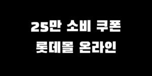 민생회복지원금 롯데몰 온라인 결제 가능? 사용처 조회 찾는 법