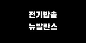 민생지원금 밥솥 구매 소비쿠폰 뉴발란스 사용 가능할까?