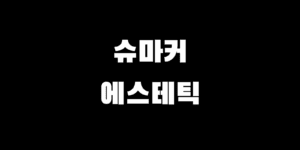 민생지원금 슈마커 결제 소비쿠폰 에스테틱 사용 가능