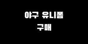 민생지원금 야구유니폼 구매 소비쿠폰 사용처 확인 방법