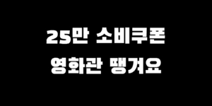 민생회복지원금 영화관 결제 땡겨요 주문 가능?! 사용처 찾는 법