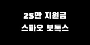 민생회복지원금 스파오 사용 소비쿠폰 보톡스 결제 가능?