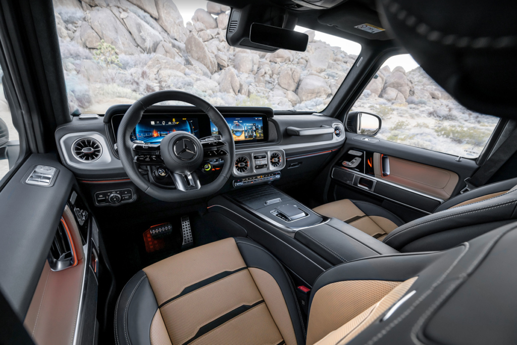 2025 벤츠 지바겐 G63AMG 내부 인테리어 사진