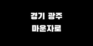 경기 광주 마운자로 싼 약국 처방 가격 저렴한 병원 찾기