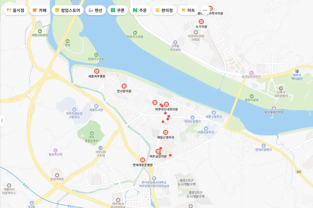 여주 마운자로 처방 가능한 병원 네이버 지도로 찾는 방법