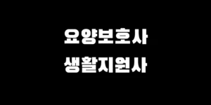 요양보호사 vs 생활지원사 차이, 급여부터 하는 일 취업 방법까지 완벽 비교