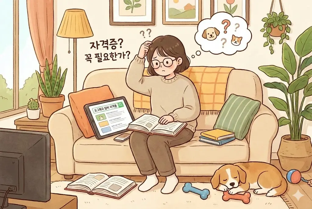 도그워크 알바 부업 시작 자격증