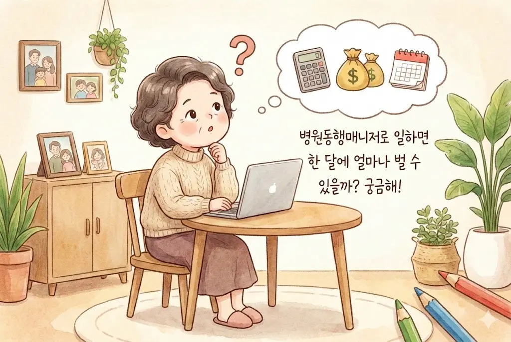 병원동행매니저 급여 월급