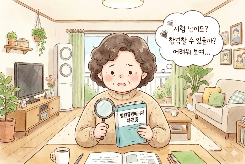 병원동행매니저 자격증 시험 난이도