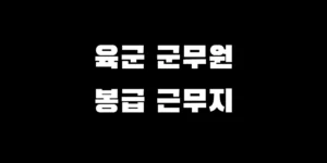 육군 군무원 연봉 근무지 배치 현실 2026년 봉급표 관사 혜택 총정리