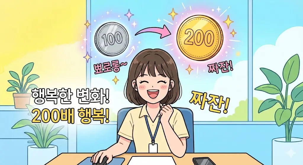 2026 광주 청년13통장 100만원 지원 혜택 일러스트