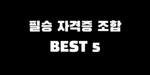 중장년 재취업 성공을 위한 필수 자격증 추천 조합 5가지와 월급 차이