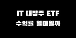 TIGER 200 IT ETF 삼성전자 SK하이닉스 동시 투자 방법 및 수익률 비교 분석