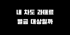 2026년 노후 경유차 운행 제한 단속 기준 및 과태료 피하는 방법 안내
