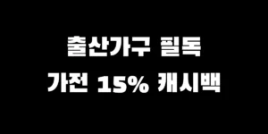 2026년 신생아 출산가구 고효율 가전제품 구매비용 지원사업 신청 방법 및 1등급 환급 대상 품목 서류 안내